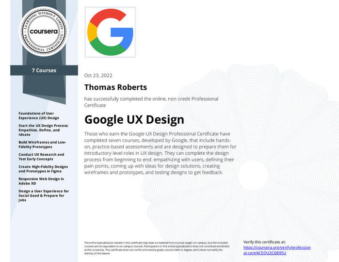 Google UI/UX